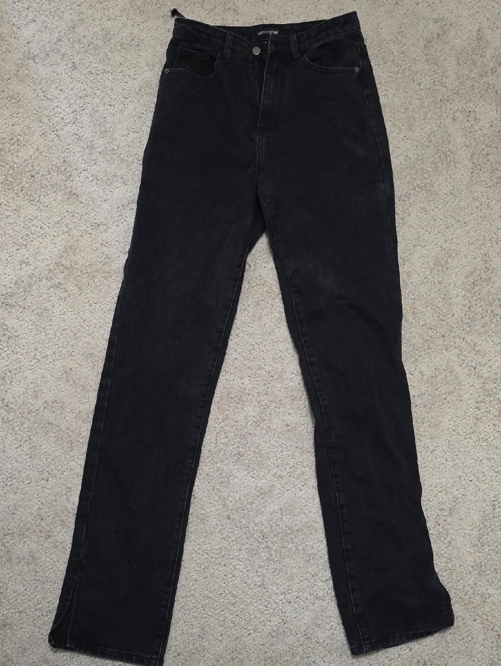 PrettyLittleThing Black Wide Leg Pants